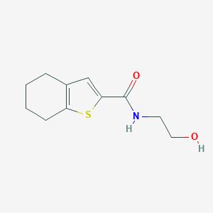 N-(2-hydroxyethyl)-4,5,6,7-tetrahydro-1-benzothiophene-2-carboxamide图片