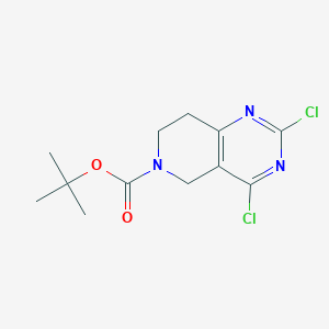 tert-butyl2,4-dichloro-5H,6H,7H,8H-pyrido[4,3-d]pyrimidine-6-carboxylate图片