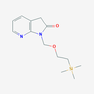 1-{[2-(trimethylsilyl)ethoxy]methyl}-1H,2H,3H-pyrrolo[2,3-b]pyridin-2-one图片
