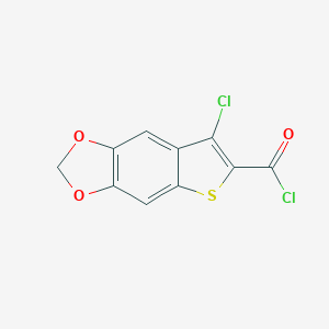 3-Chloro-5,6-methylenedioxybenzothiophene-2-carbonyl chloride图片