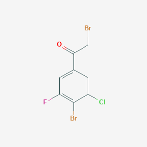 4'-Bromo-3'-chloro-5'-fluorophenacyl bromide图片