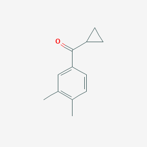 cyclopropyl 3,4-dimethylphenyl ketone图片