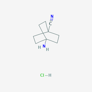 4-氨基双环[2,2,2]辛烷-1-甲腈盐酸盐图片