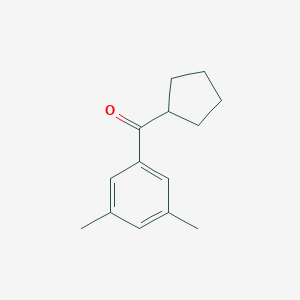 cyclopentyl 3,5-dimethylphenyl ketone图片