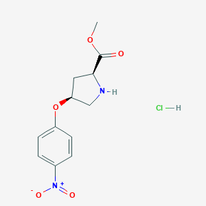 Methyl(2S,4S)-4-(4-nitrophenoxy)-2-pyrrolidinecarboxylate hydrochloride图片