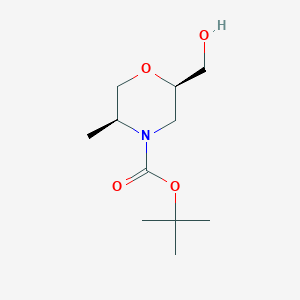 (2R,5S)-tert-butyl 2-(hydroxymethyl)-5-methylmorpholine-4-carboxylate图片