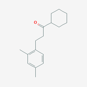 cyclohexyl 2-(2,4-dimethylphenyl)ethyl ketone图片