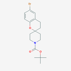TERT-BUTYL 6-BROMOSPIRO[CHROMANE-2,4'-PIPERIDINE]-1'-CARBOXYLATE图片