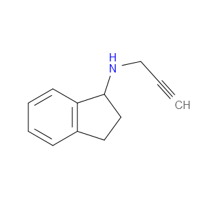 N-(2-丙炔基)-2,3-二氢茚-1-胺图片
