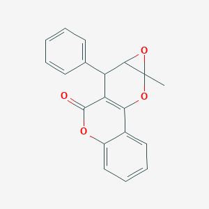 rac-2-Methyl-2,3-epoxy-4-phenyl-4H-pyrano[3,2-c]benzopyran-5-one图片