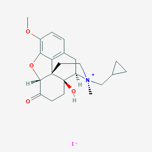 (5α)-17-(Cyclopropylmethyl)-4,5-epoxy-14-hydroxy-3-methoxy-17-methyl-6-oxomorphinanium Iodide图片