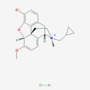 17-(Cyclopropylmethyl)-6,7,8,14-tetradehydro-4,5-epoxy-3-hydroxy-6-methoxy-17-methylmorphinanium Chloride图片