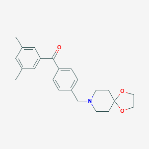 3,5-dimethyl-4'-[8-(1,4-dioxa-8-azaspiro[4,5]decyl)methyl]benzophenoneͼƬ