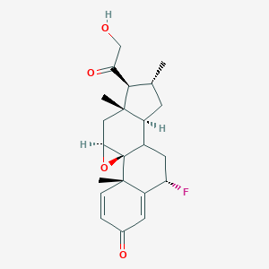 (6α,9β,11β,16α)-9,11-Epoxy-6-fluoro-21-hydroxy-16-methyl-pregna-1,4-diene-3,20-dione图片