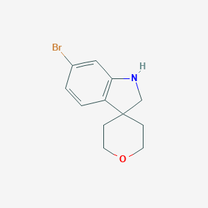 6-Bromo-1,2-dihydrospiro[indole-3,4'-oxane]ͼƬ