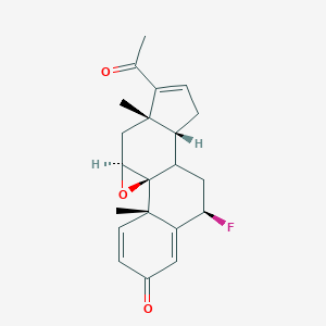 (6α,9β,11β)-9,11-Epoxy-6-fluoropregna-1,4,16-triene-3,20-dione图片