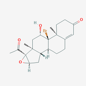 9-Bromo-16,17-epoxy-11-hydroxyprogesteroneͼƬ