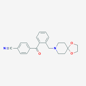 4'-cyano-2-[8-(1,4-dioxa-8-azaspiro[4,5]decyl)methyl]benzophenone图片