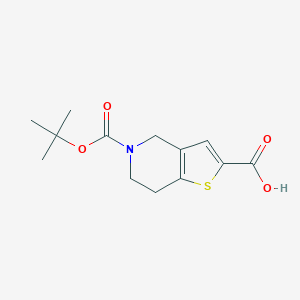 5-BOC-4,5,6,7-四氢噻吩[3,2-C]-吡啶-2-羧酸图片