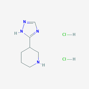 3-(4H-1,2,4-triazol-3-yl)piperidine dihydrochloride图片