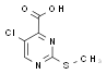 2-甲硫基-5-氯嘧啶-4-甲酸图片
