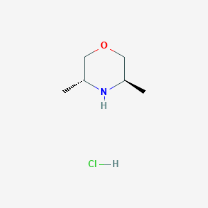 (3R,5R)-3,5-Dimethylmorpholine hydrochloride图片