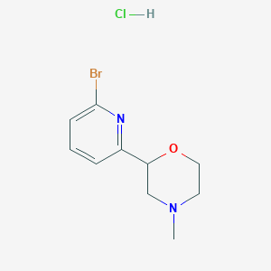 2-(6-Bromo-pyridin-2-yl)-4-methyl-morpholine Hydrochloride图片
