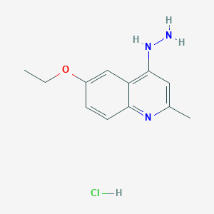 6-Ethoxy-4-hydrazino-2-methylquinoline hydrochloride图片