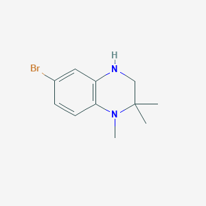 6-Bromo-1,2,2-Trimethyl-1,2,3,4-Tetrahydroquinoxaline图片