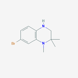 7-Bromo-1,2,2-Trimethyl-1,2,3,4-Tetrahydroquinoxaline图片