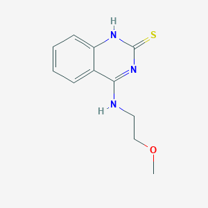 4-[(2-methoxyethyl)amino]quinazoline-2(1H)-thione图片