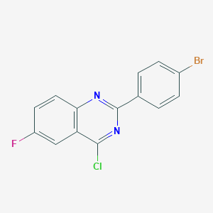 2-(4-Bromophenyl)-4-chloro-6-fluoroquinazoline图片
