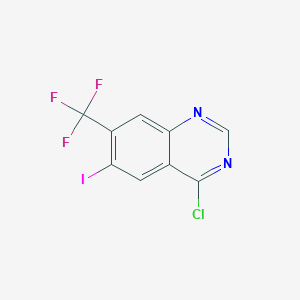 4-Chloro-6-iodo-7-(trifluoromethyl)quinazoline图片