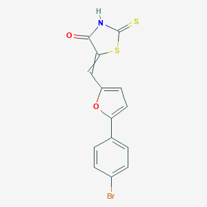 (5Z)-5-{[5-(4-bromophenyl)-2-furyl]methylene}-2-thioxo-1,3-thiazolidin-4-one图片
