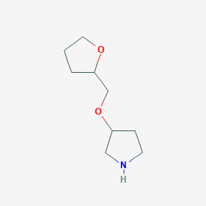 3-(Tetrahydro-2-furanylmethoxy)pyrrolidine图片