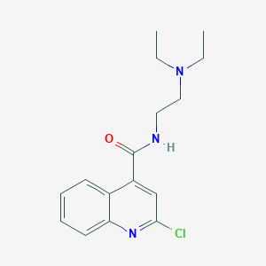 N-(2-(二乙基)胺乙基)-2-氯-4-喹啉甲酰胺图片