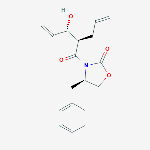 (4R)-3-[(2R,3S)-3-Hydroxy-1-oxo-2-(2-propen-1-yl)-4-penten-1-yl]-4-(phenylmethyl)-2-oxazolidinone图片