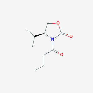 (S)-4-(1-Isopropyl)-3-(1-oxobutyl)-2-oxazolidinone图片
