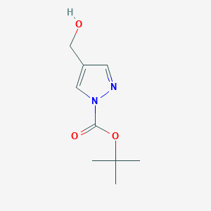 tert-butyl4-(hydroxymethyl)-1h-pyrazole-1-carboxylate图片