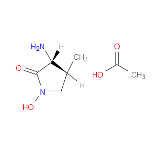 (3R,4R)-1-羟基-3-氨基-4-甲基-2-吡咯烷酮醋酸盐图片