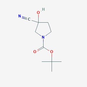 3-氰基-3-羟基吡咯烷-1-羧酸叔丁酯图片