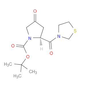 (2S)-4-氧代-2-(3-噻唑烷基羰基)-1-吡咯烷羧酸叔丁酯图片