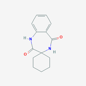 1,2,4,5-tetrahydrospiro[1,4-benzodiazepine-3,1'-cyclohexane]-2,5-dione图片