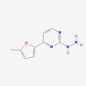 2-hydrazino-4-(5-methyl-2-furyl)pyrimidine图片