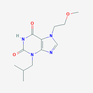 7-(2-Methoxyethyl)-3-(2-methylpropyl)-2,3,6,7-tetrahydro-1H-purine-2,6-dione图片