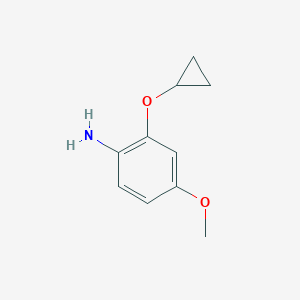 2-Cyclopropoxy-4-methoxyaniline图片