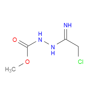 甲基2-(2-氯-1-亚胺乙基)-肼羧酸酯图片