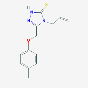 4-allyl-5-[(4-methylphenoxy)methyl]-4H-1,2,4-triazole-3-thiol图片