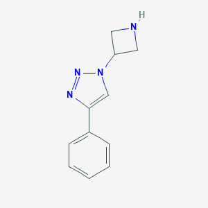 1-(azetidin-3-yl)-4-phenyl-1H-1,2,3-triazole图片