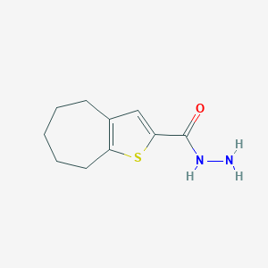 5,6,7,8-tetrahydro-4H-cyclohepta[b]thiophene-2-carbohydrazide图片